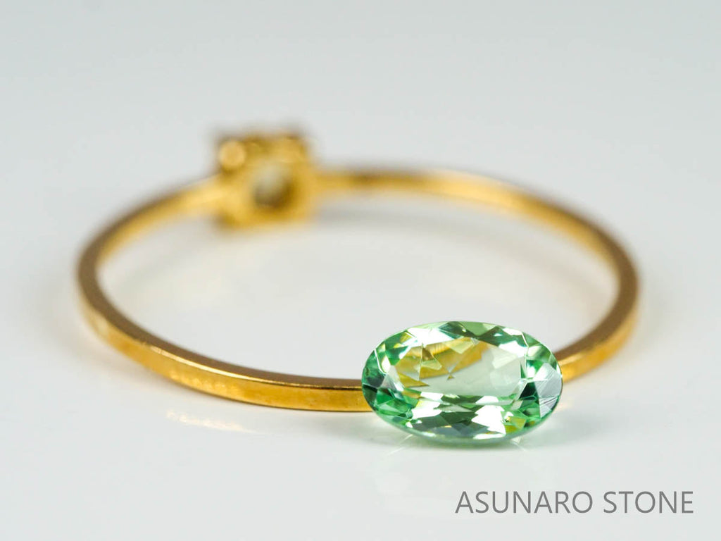 シーフォームトルマリン 　オーバルカット 　アフガニスタン産  0.45ct　【221214-1212】