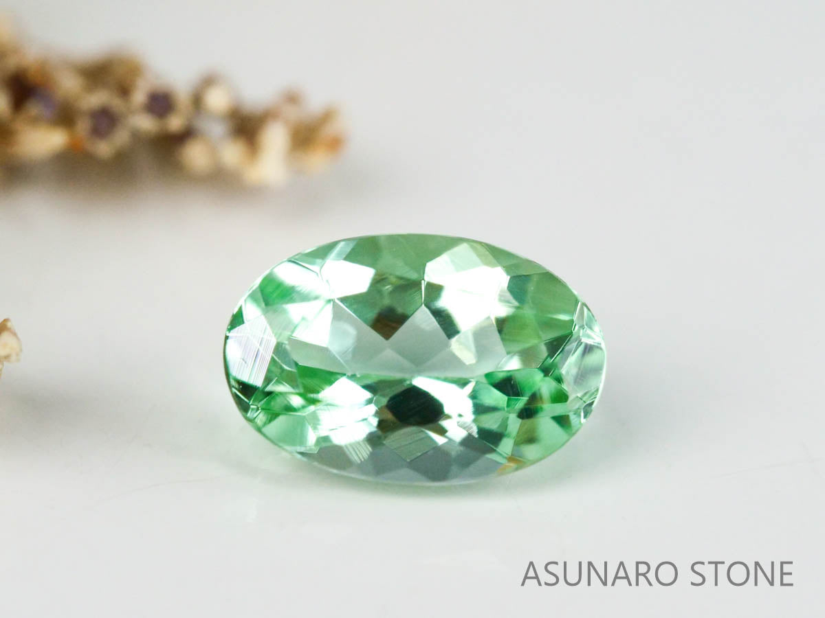 シーフォームトルマリン 　オーバルカット 　アフガニスタン産  0.49ct【221214-1213】