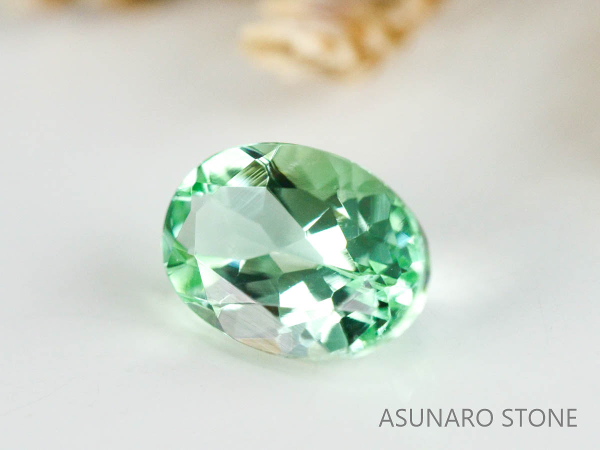 シーフォームトルマリン 　オーバルカット 　アフガニスタン産  0.49ct【221214-1213】