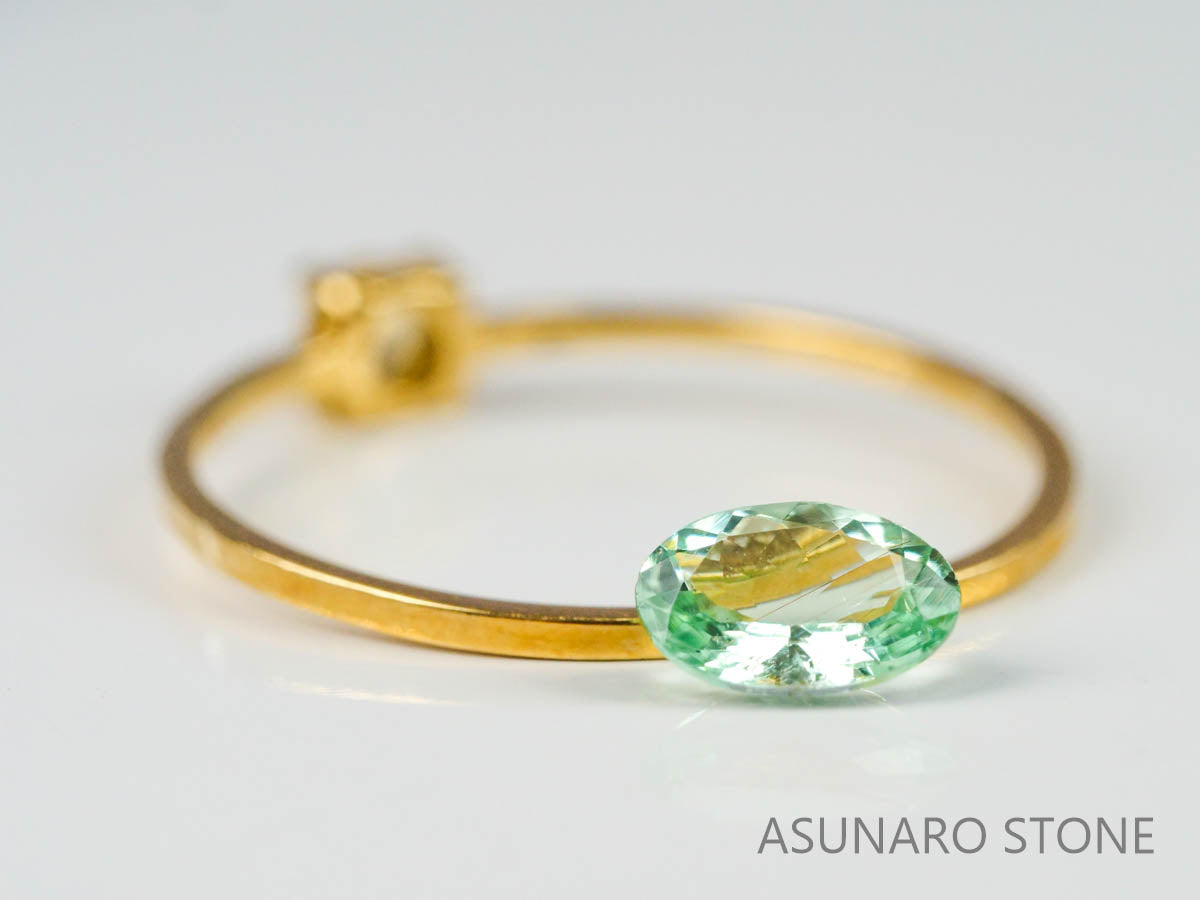 シーフォームトルマリン 　オーバルカット 　アフガニスタン産  0.40ct【221214-1214】