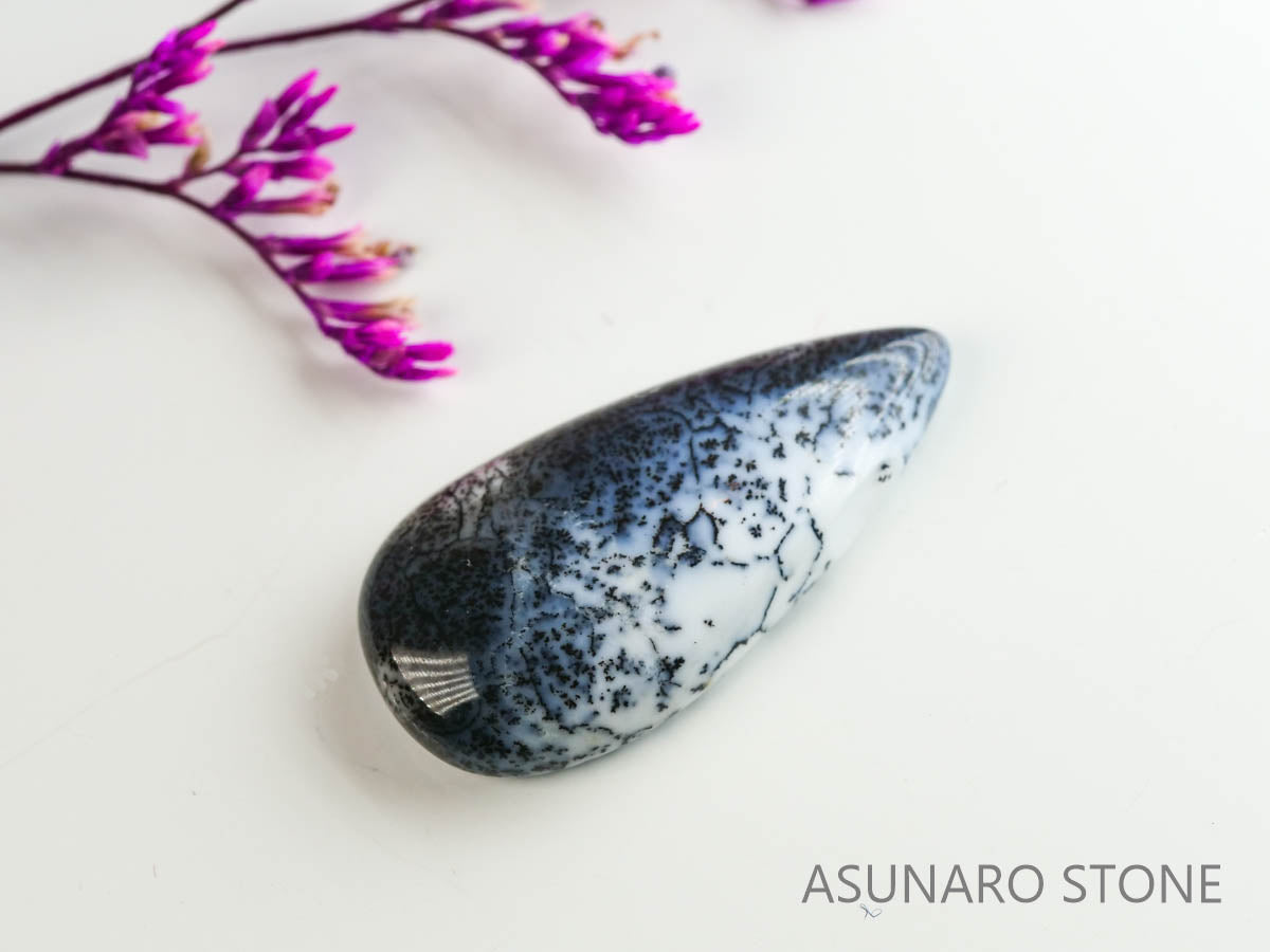 デンドリチックオパール　デンドライト　カボション　6.91ct【230412-1430】