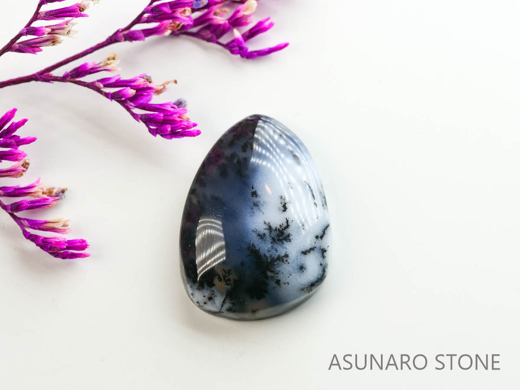 デンドリチックオパール　デンドライト　カボション　5.55ct【230412-1432】