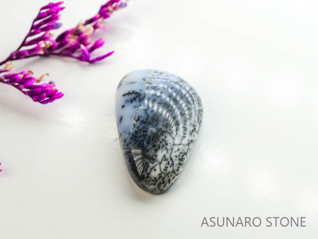 デンドリチックオパール　デンドライト　カボション　5.24ct【230412-1433】