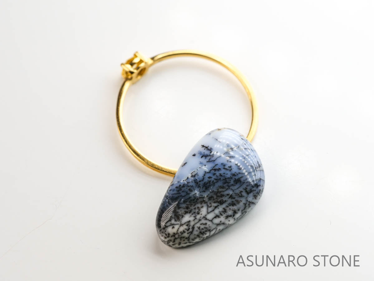 デンドリチックオパール　デンドライト　カボション　5.24ct【230412-1433】