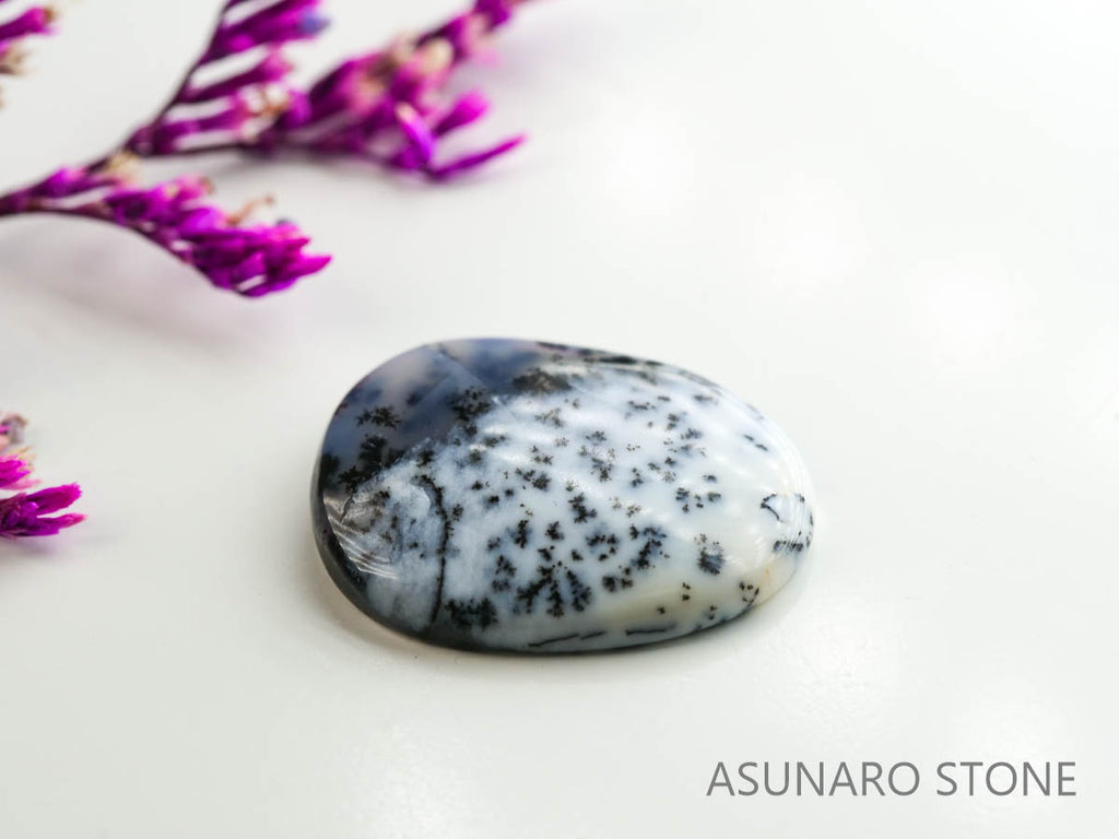 デンドリチックオパール　デンドライト　カボション　4.68ct【230412-1435】