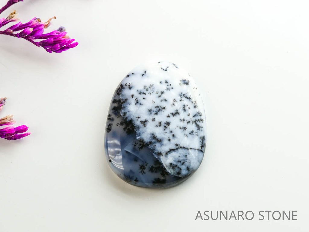 デンドリチックオパール　デンドライト　カボション　4.68ct【230412-1435】