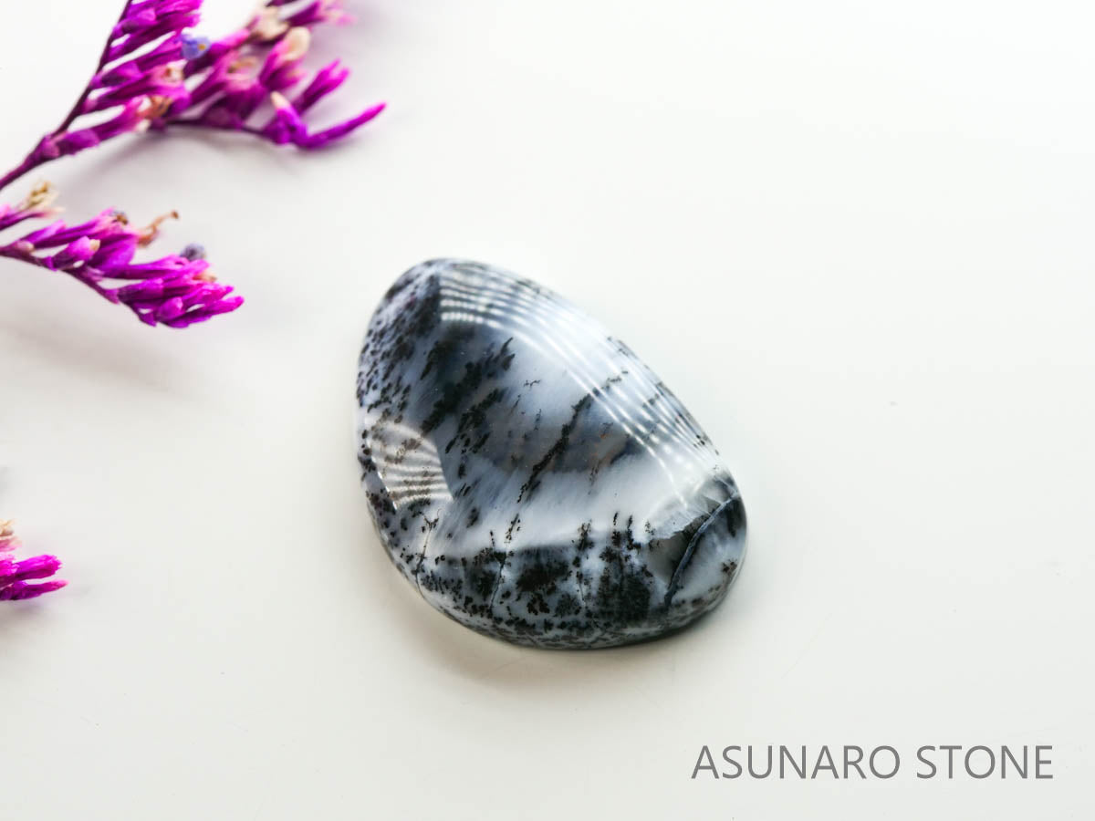 デンドリチックオパール　デンドライト　カボション　5.76ct【230412-1437】