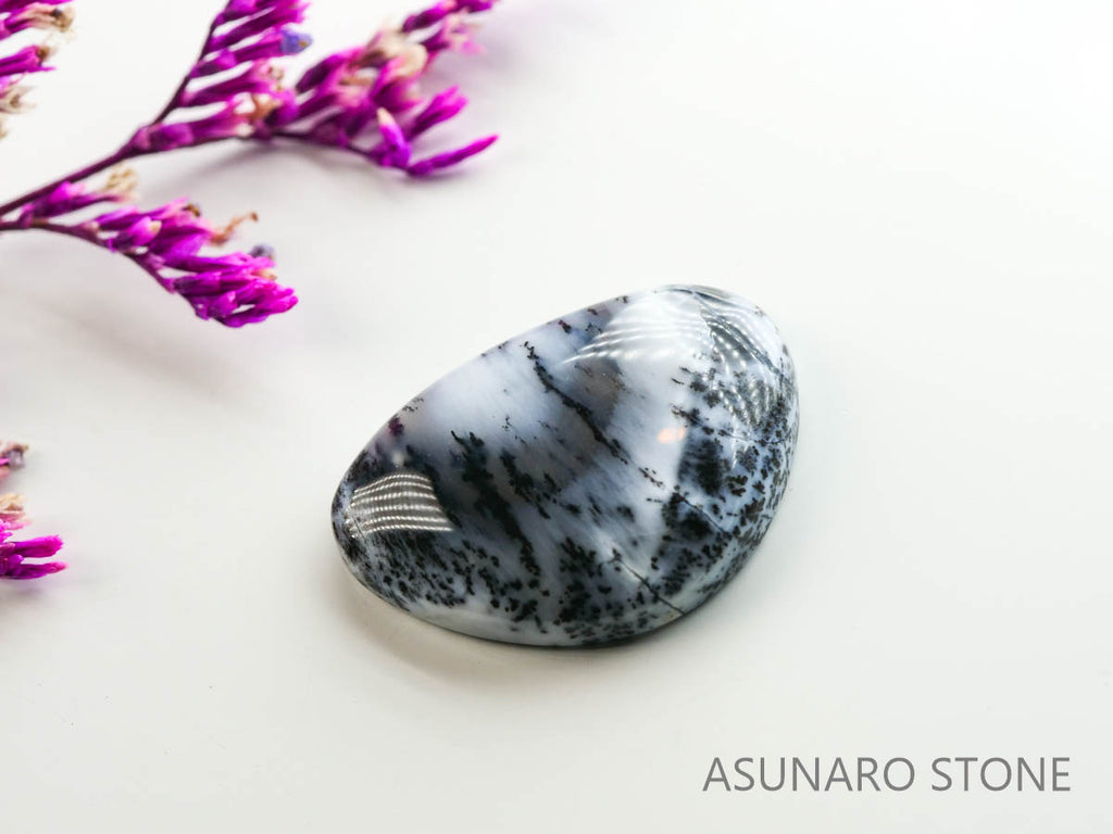 デンドリチックオパール　デンドライト　カボション　5.76ct【230412-1437】