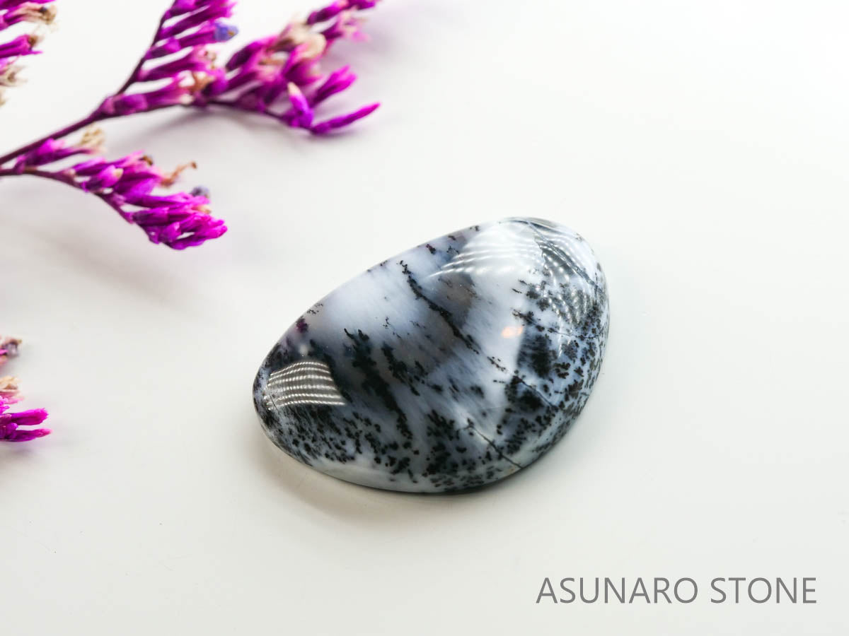 デンドリチックオパール　デンドライト　カボション　5.76ct【230412-1437】