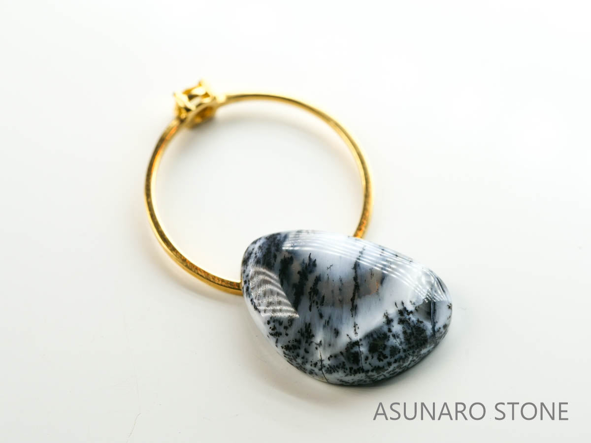 デンドリチックオパール　デンドライト　カボション　5.76ct【230412-1437】