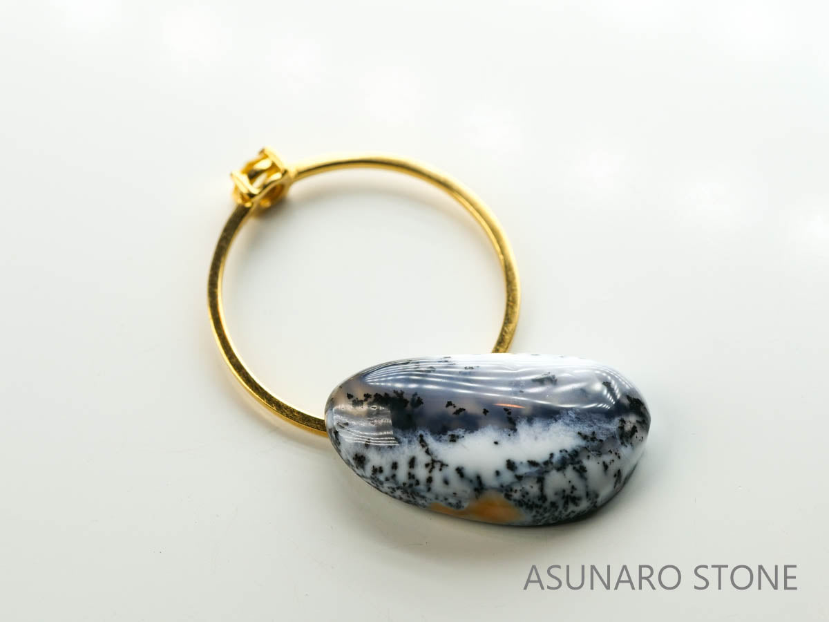 デンドリチックオパール　デンドライト　カボション　5.79ct【230412-1426】