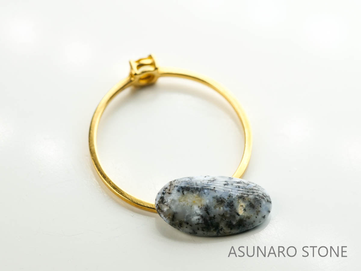 デンドリチックオパール　デンドライト　カボション　1.36ct【230412-1423】