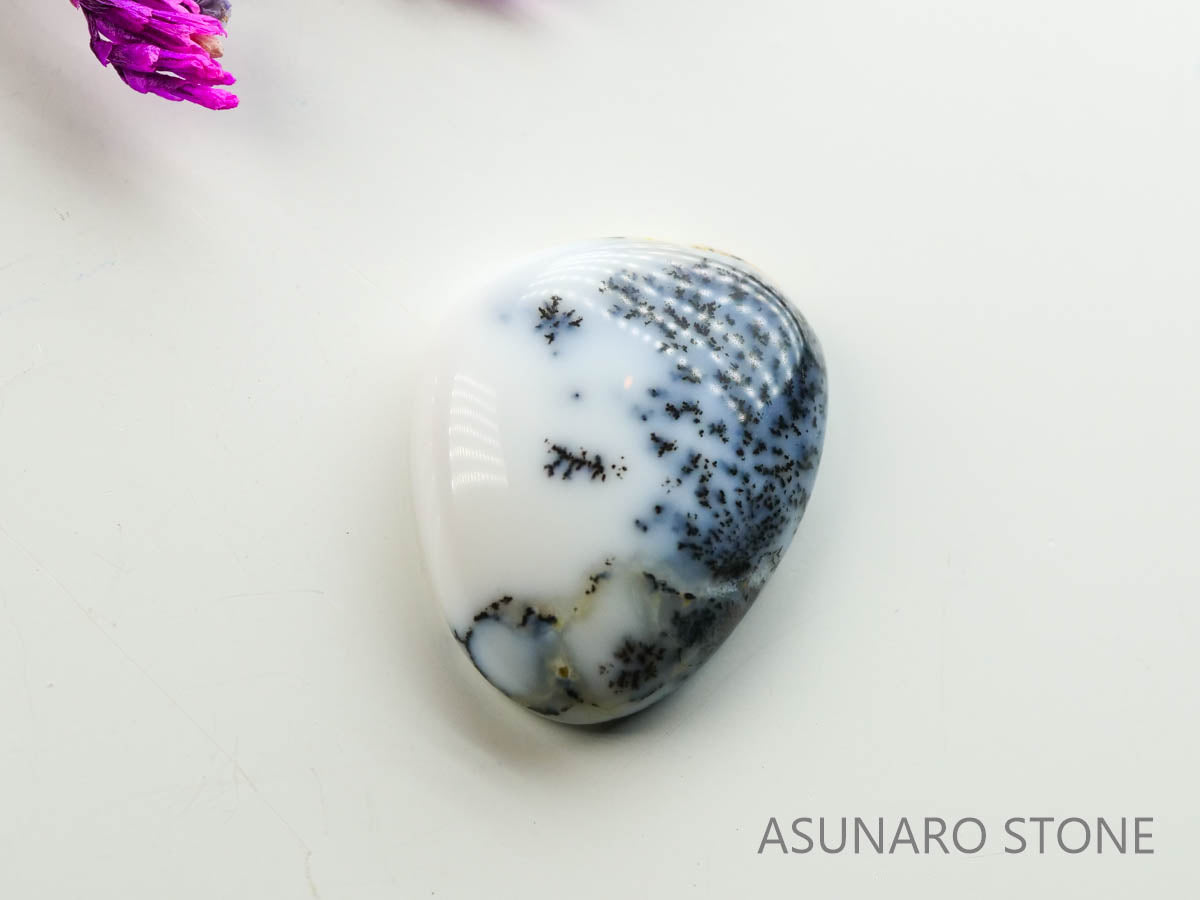 デンドリチックオパールル　デンドライト　カボション　2.89ct【230412-1419】