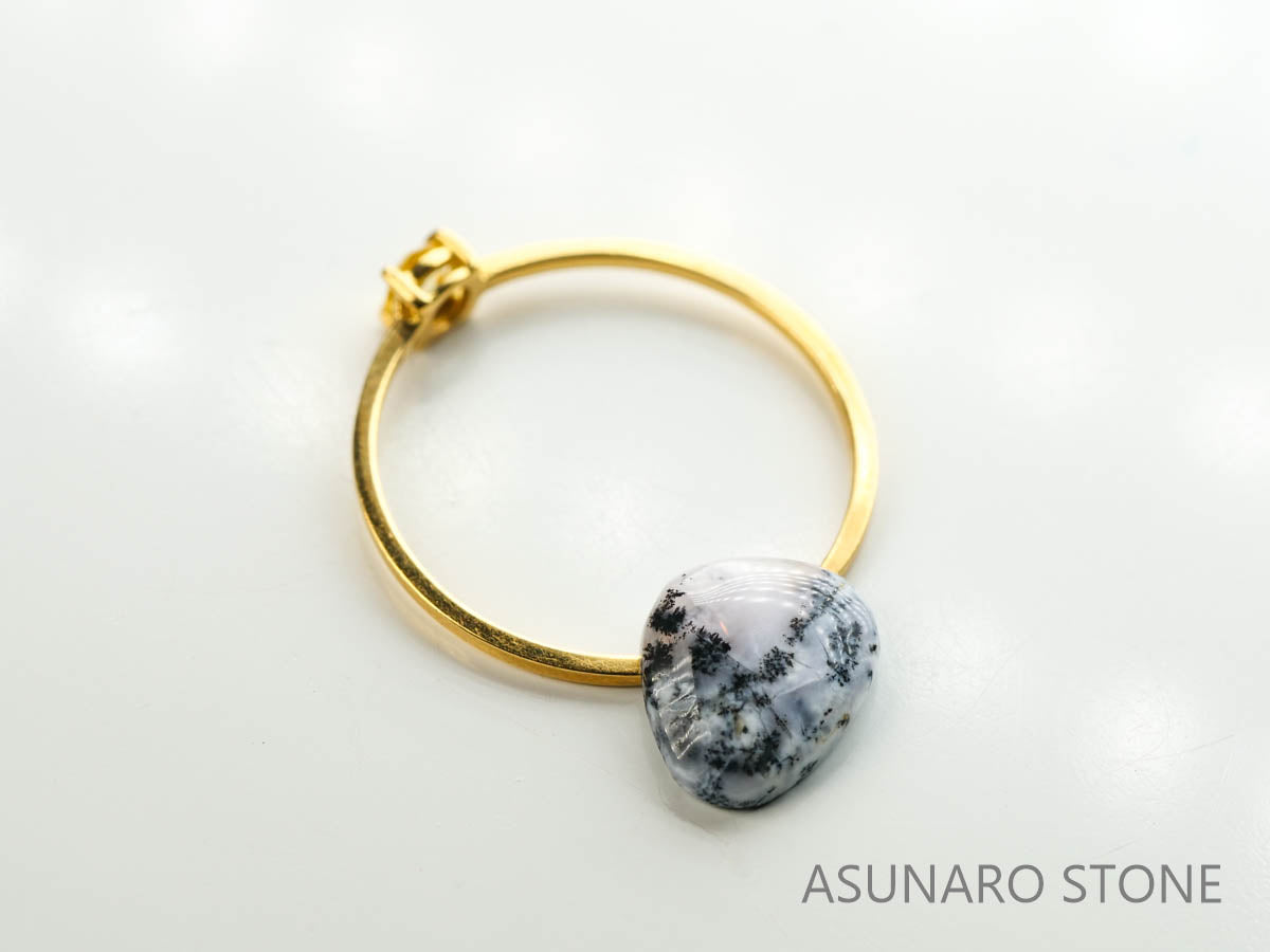 デンドリチックオパール　デンドライト　カボション　1.30ct【230412-1417】