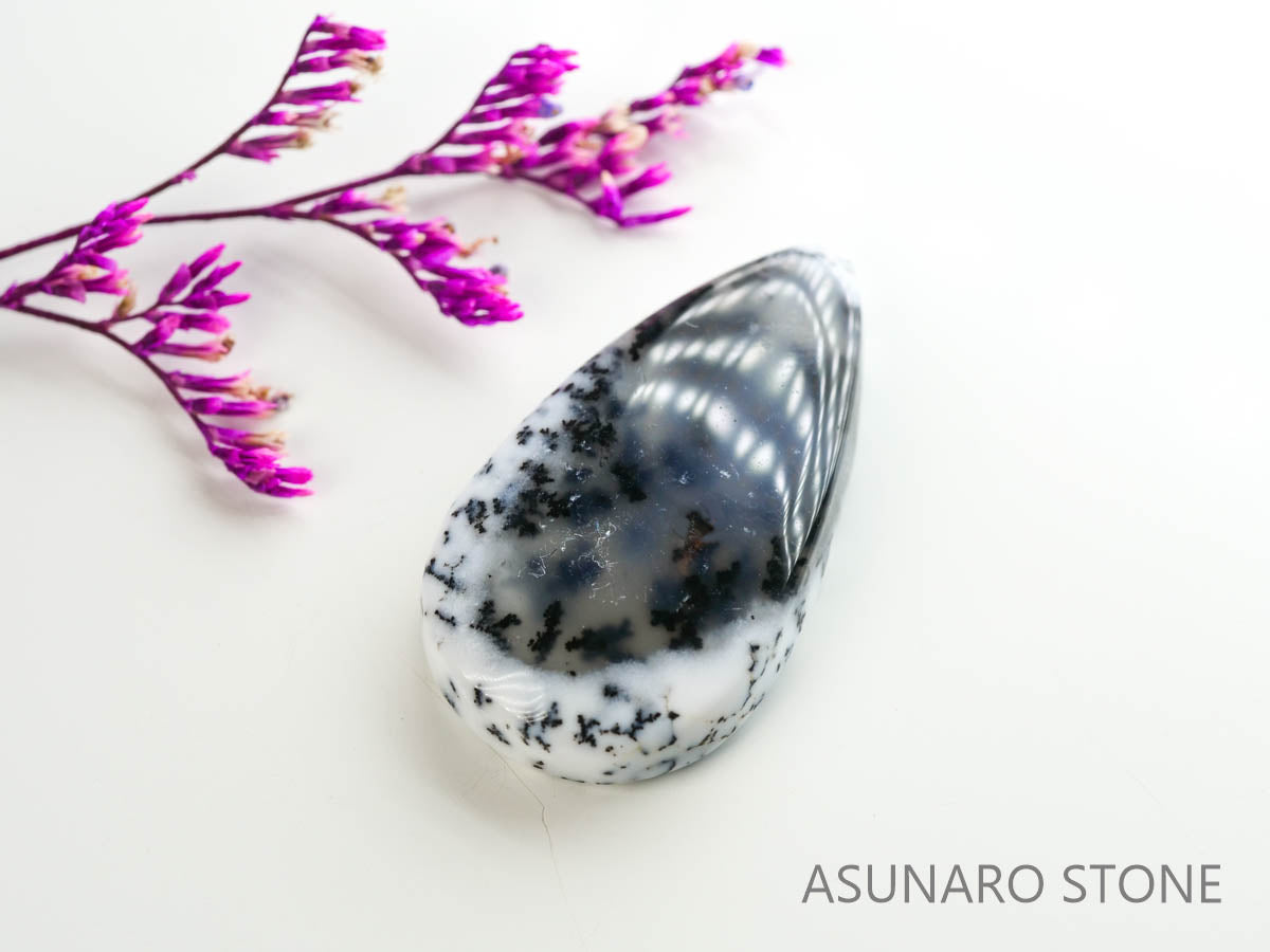 デンドリチックオパール　デンドライト　カボション　17.58ct【230412-1415】