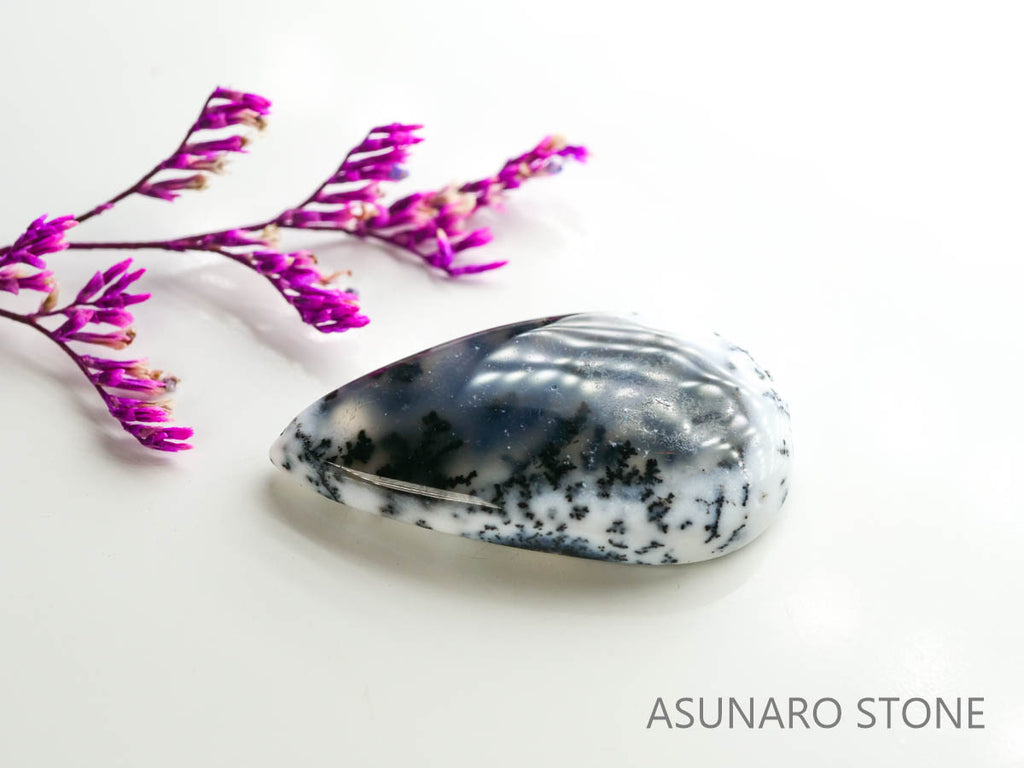 デンドリチックオパール　デンドライト　カボション　17.58ct【230412-1415】