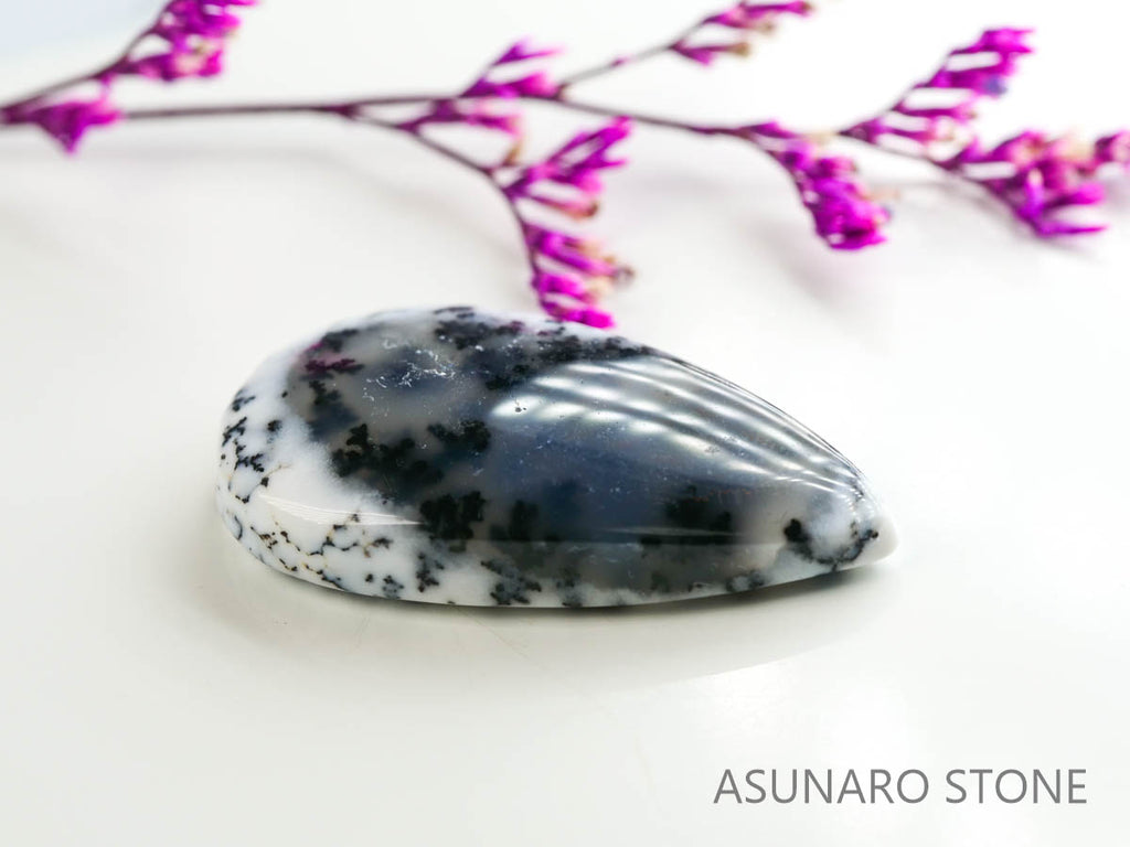 デンドリチックオパール　デンドライト　カボション　17.58ct【230412-1415】