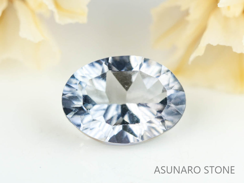 グレイッシュブルートルマリン　コンケーブカット　ルワンダ産　　1.23ct【230303-1546】