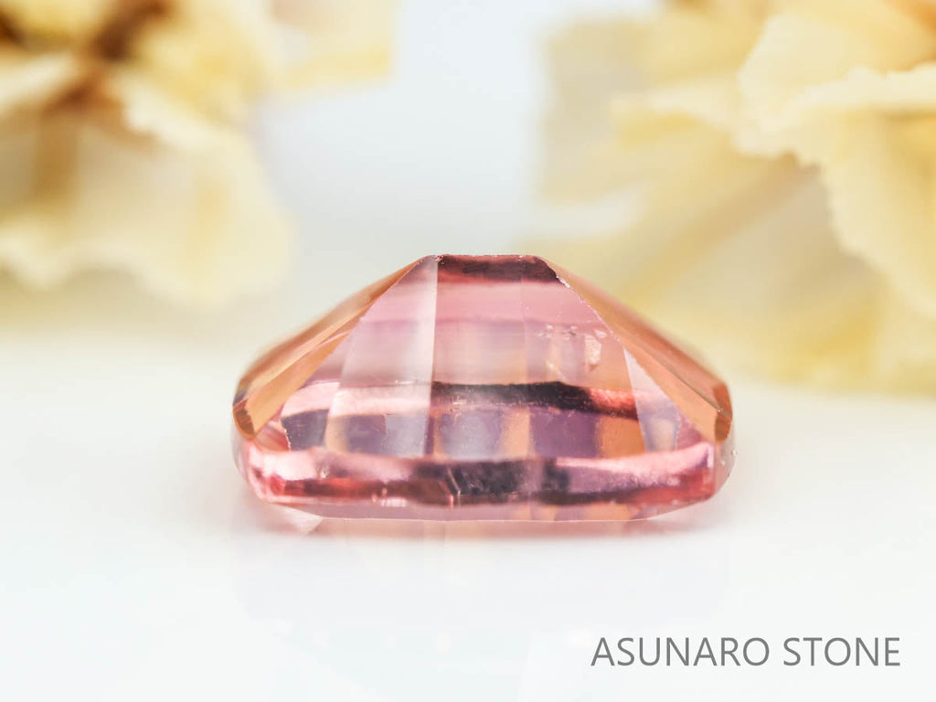 チェリーレッドトルマリン　コンケーブカット　ルワンダ産　1.41ct【230303-1547】