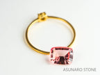 チェリーレッドトルマリン　コンケーブカット　ルワンダ産　　1.41ct【230303-1547】