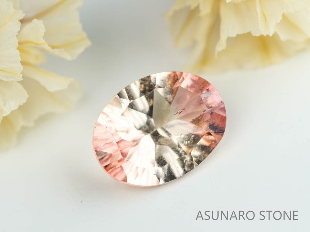 フルーティーバイカラートルマリン　コンケーブカット　ルワンダ産　　1.78ct【230303-1548】