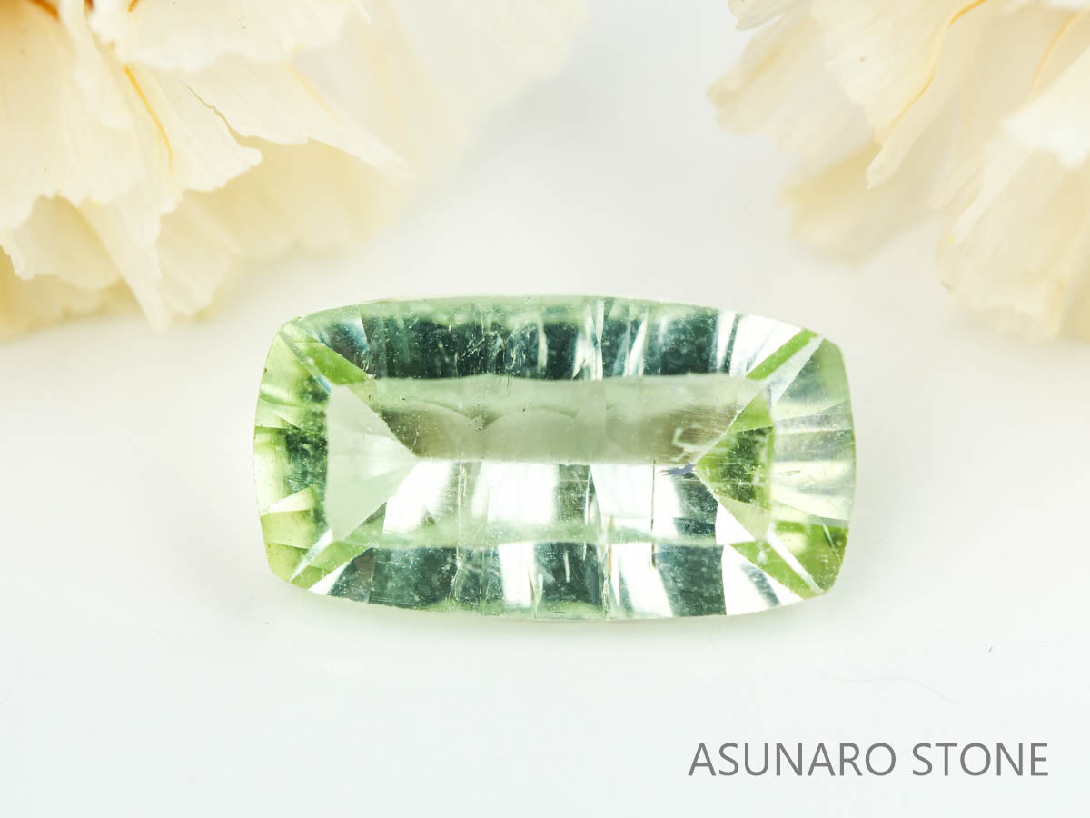 ミントカラートルマリン　コンケーブカット　ルワンダ産　　1.74ct【230303-1550】