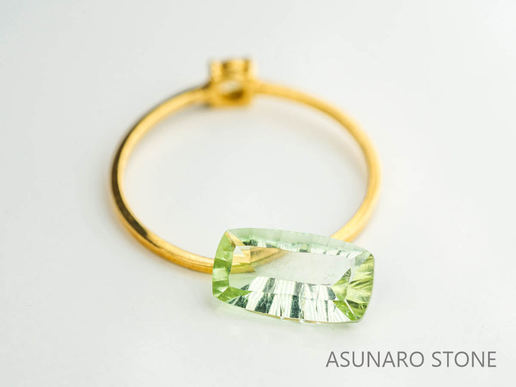 ミントカラートルマリン　コンケーブカット　ルワンダ産　　1.74ct【230303-1550】