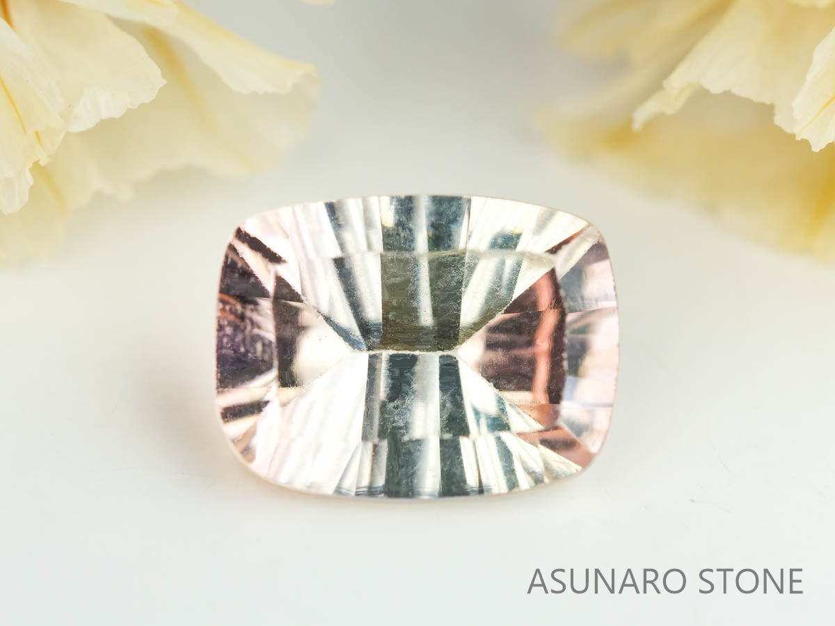 バイカラートルマリン　コンケーブカット　ルワンダ産　　1.31ct【230303-1551】