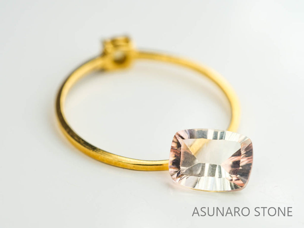 バイカラートルマリン　コンケーブカット　ルワンダ産　　1.31ct【230303-1551】