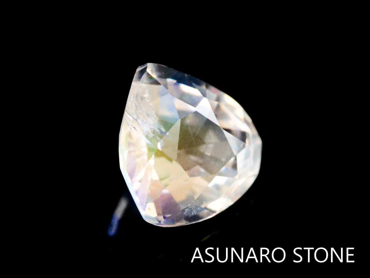 アンデシンラブラドライト  マロンカット　マダガスカル産　　0.90ct【230329-1552】
