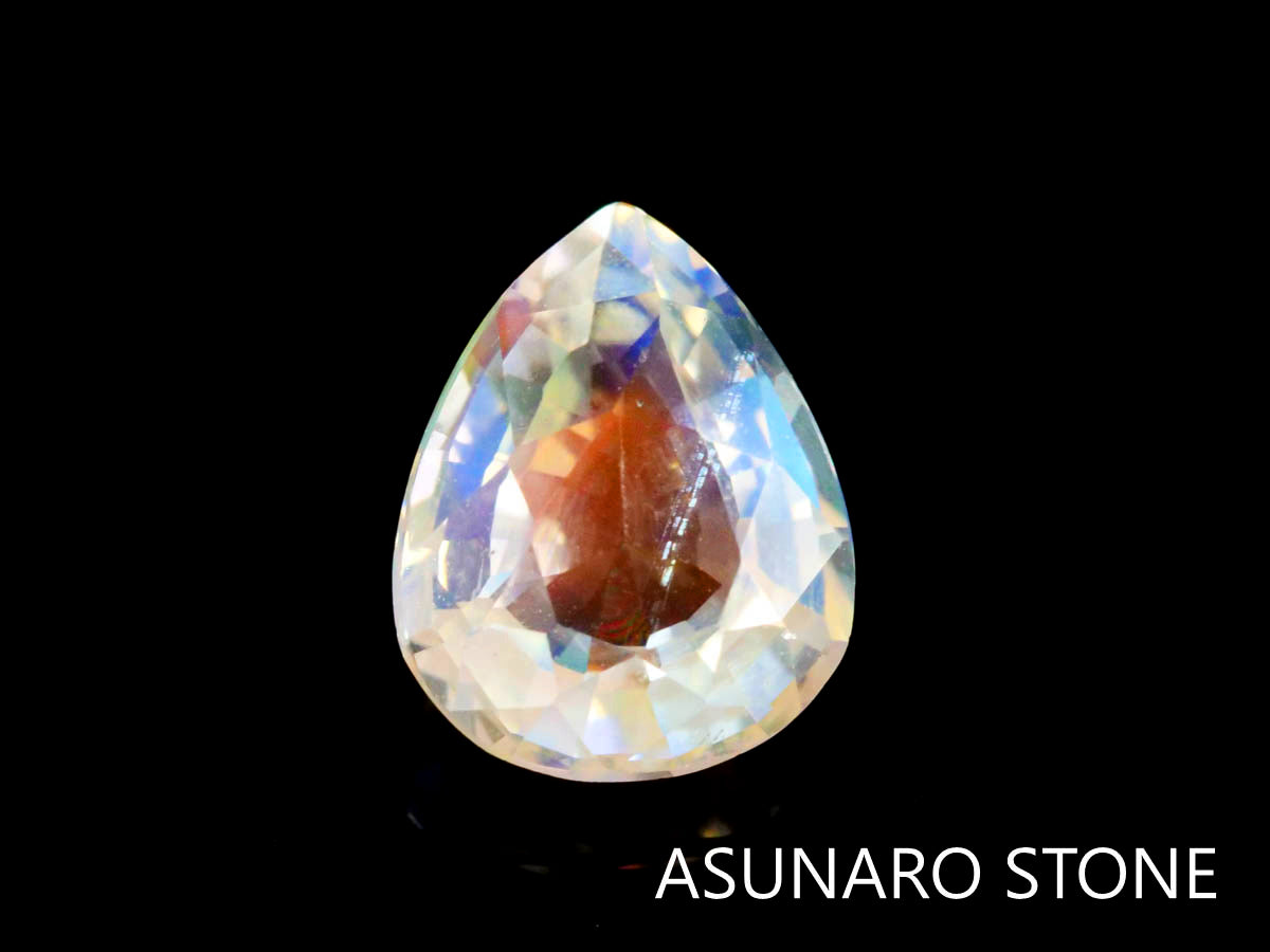アンデシンラブラドライト  ペアシェイプ　マダガスカル産　　0.74ct【230329-1554】