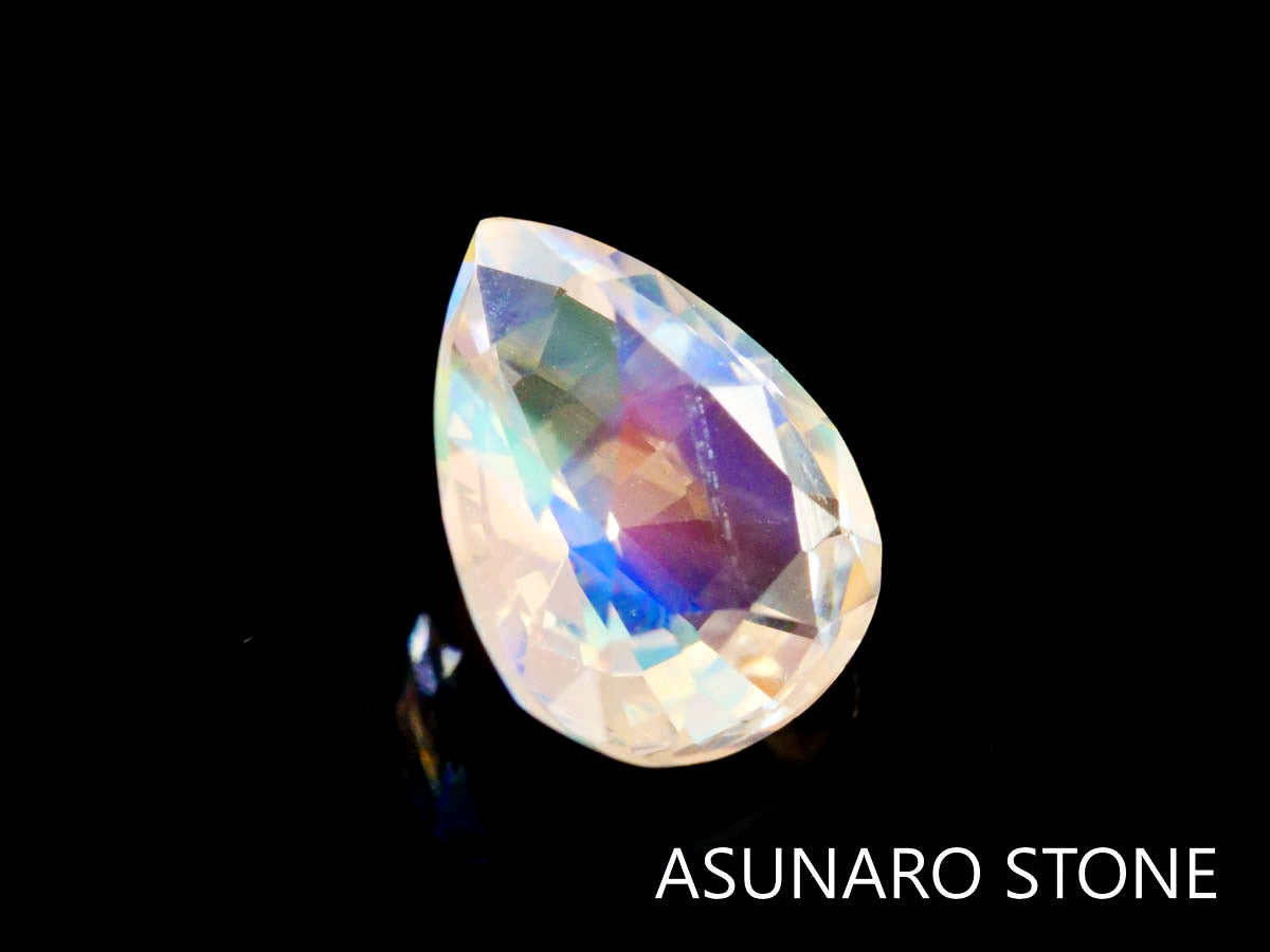 アンデシンラブラドライト  ペアシェイプ　マダガスカル産　　0.74ct【230329-1554】