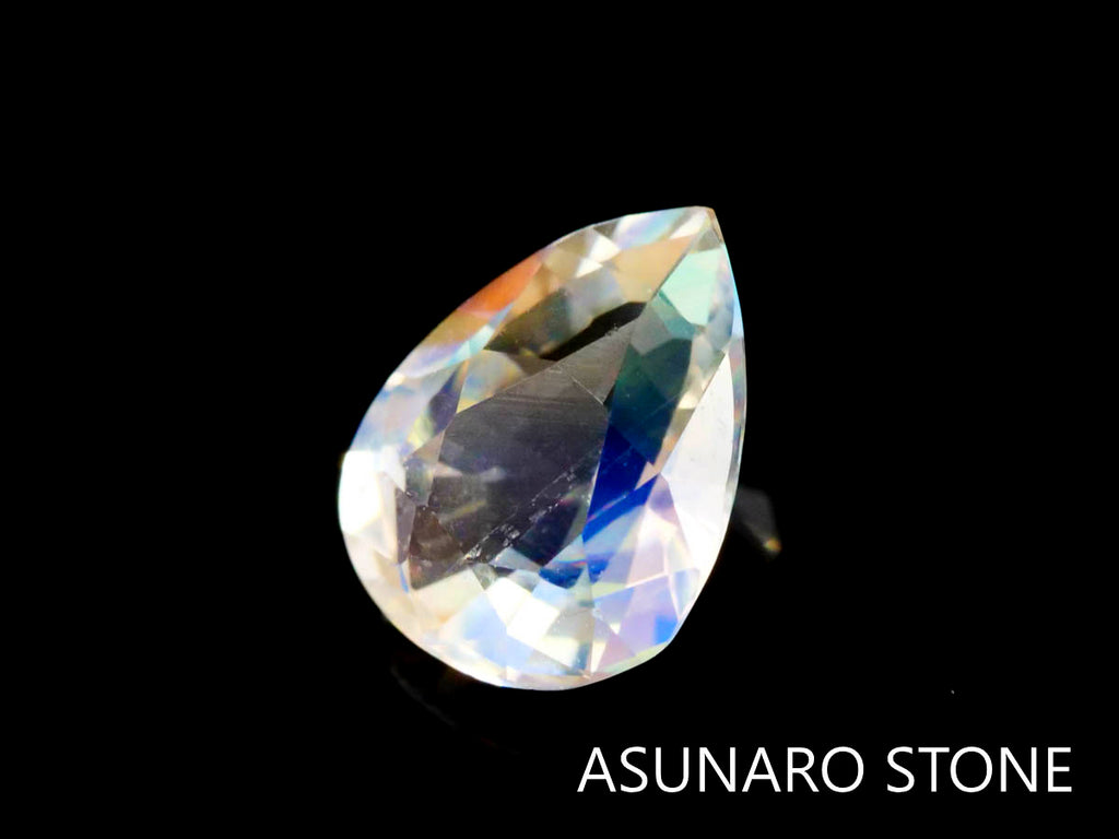 アンデシンラブラドライト  ペアシェイプ　マダガスカル産　　0.74ct【230329-1554】