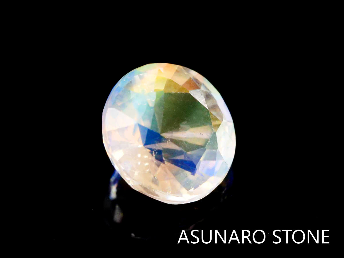 アンデシンラブラドライト  ラウンドカット　マダガスカル産　　0.90ct【230329-1555】