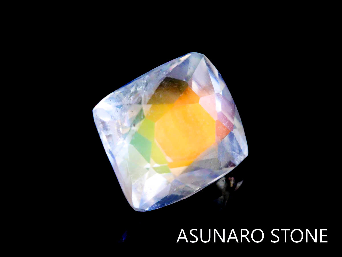 アンデシンラブラドライト  ラウンドカット　マダガスカル産　　0.74ct【230329-1556】