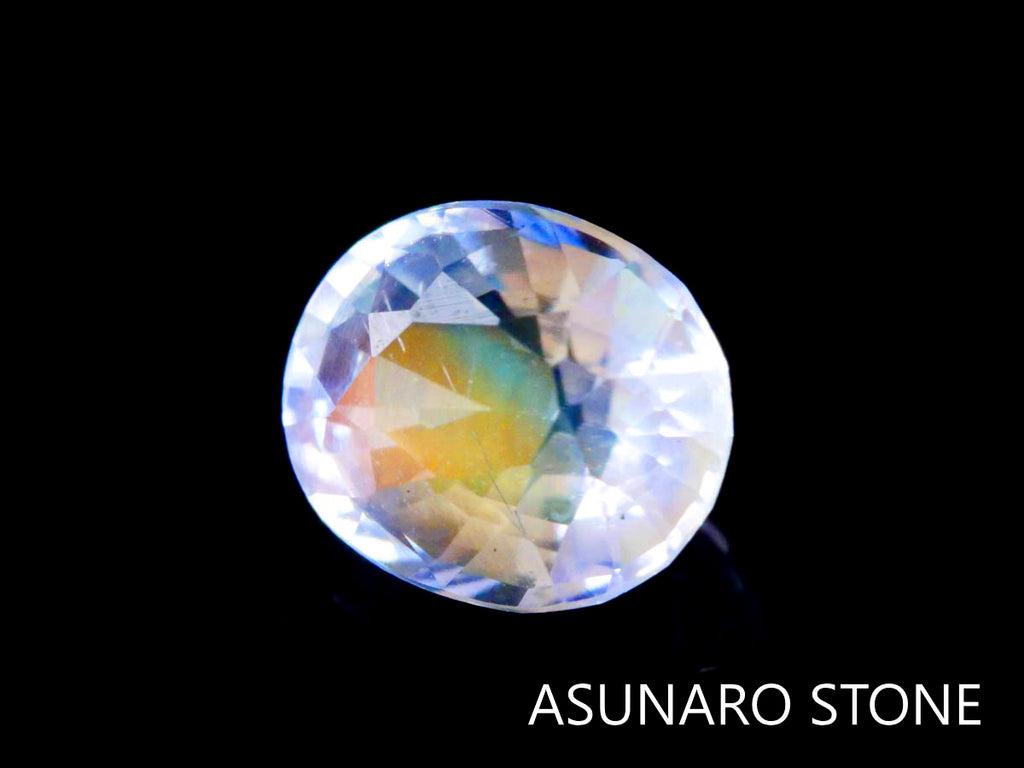 アンデシンラブラドライト  オーバルカット　マダガスカル産　　0.51ct【230329-1557】