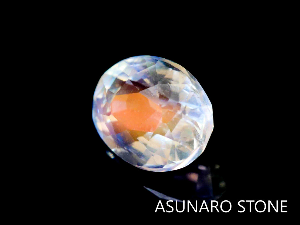 アンデシンラブラドライト  オーバルカット　マダガスカル産　　0.82ct【230329-1558】