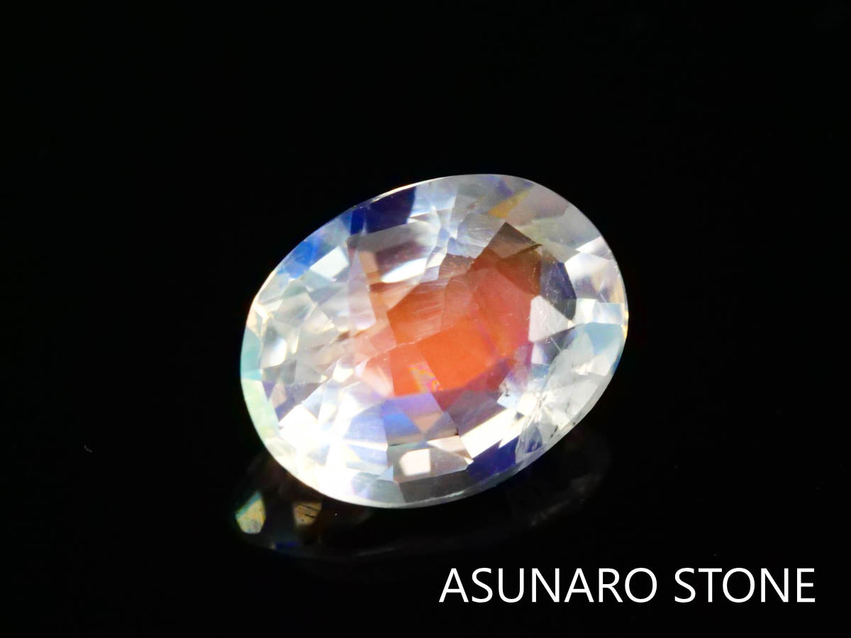 アンデシンラブラドライト　オーバルカット　マダガスカル産　　0.89ct【230329-1572】