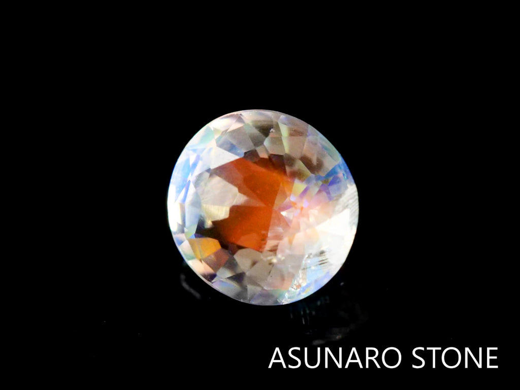 アンデシンラブラドライト　ラウンドカット　マダガスカル産　　0.68ct【230329-1563】