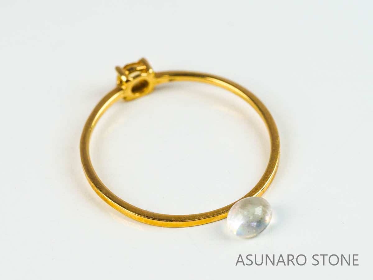 アンデシンラブラドライト　カボション　マダガスカル産　　0.29ct【230329-1565】