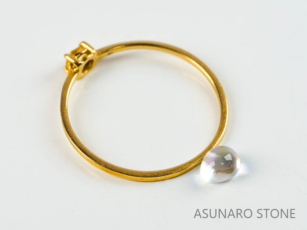 アンデシンラブラドライト　カボション　マダガスカル産　　0.39ct【230329-1566】