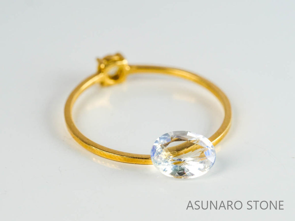 アンデシンラブラドライト　オーバルカット　マダガスカル産　　0.70ct【230329-1573】