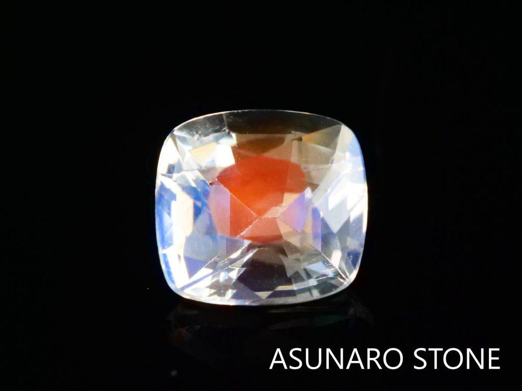アンデシンラブラドライト　クッションカット　マダガスカル産　　0.62ct【230329-1574】