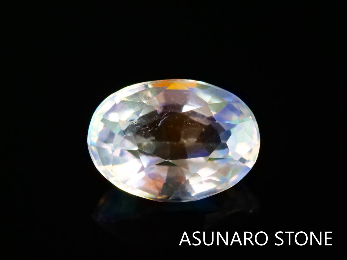 アンデシンラブラドライト　オーバルカット　マダガスカル産　　0.66ct【230329-1575】