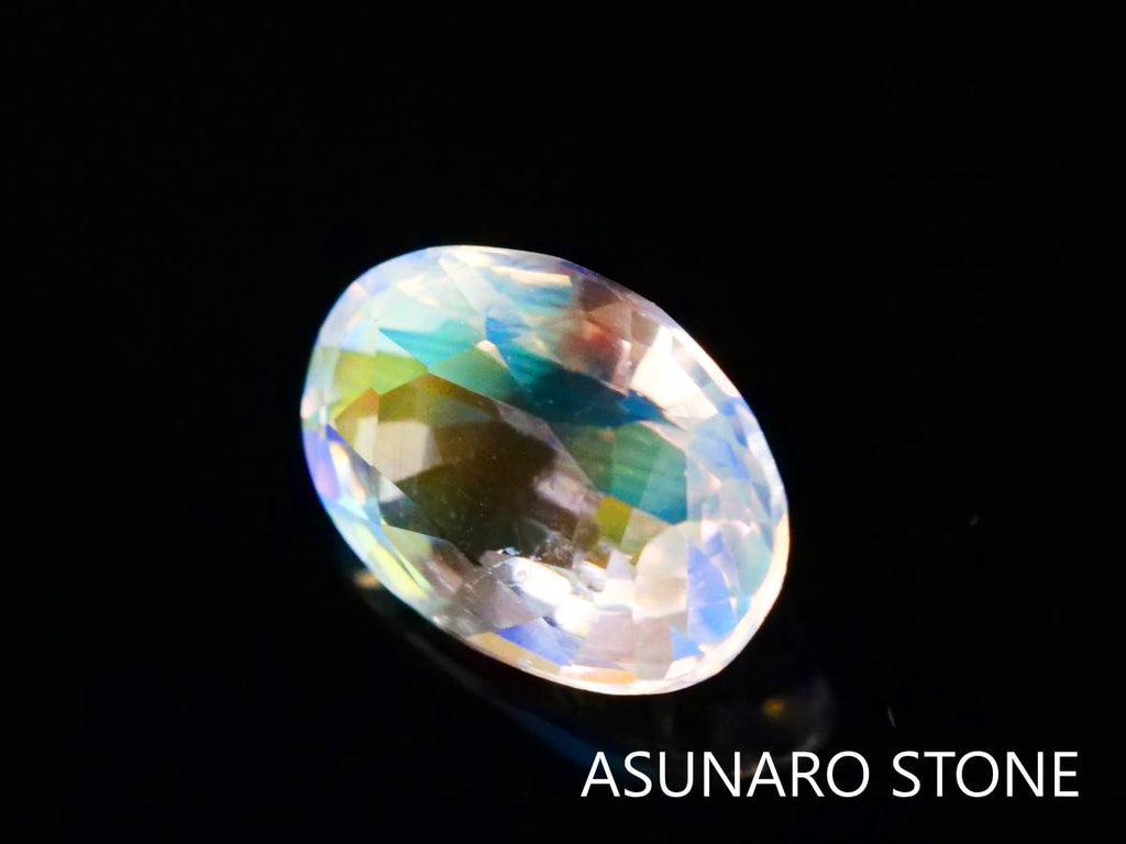 アンデシンラブラドライト　オーバルカット　マダガスカル産　　0.66ct【230329-1575】