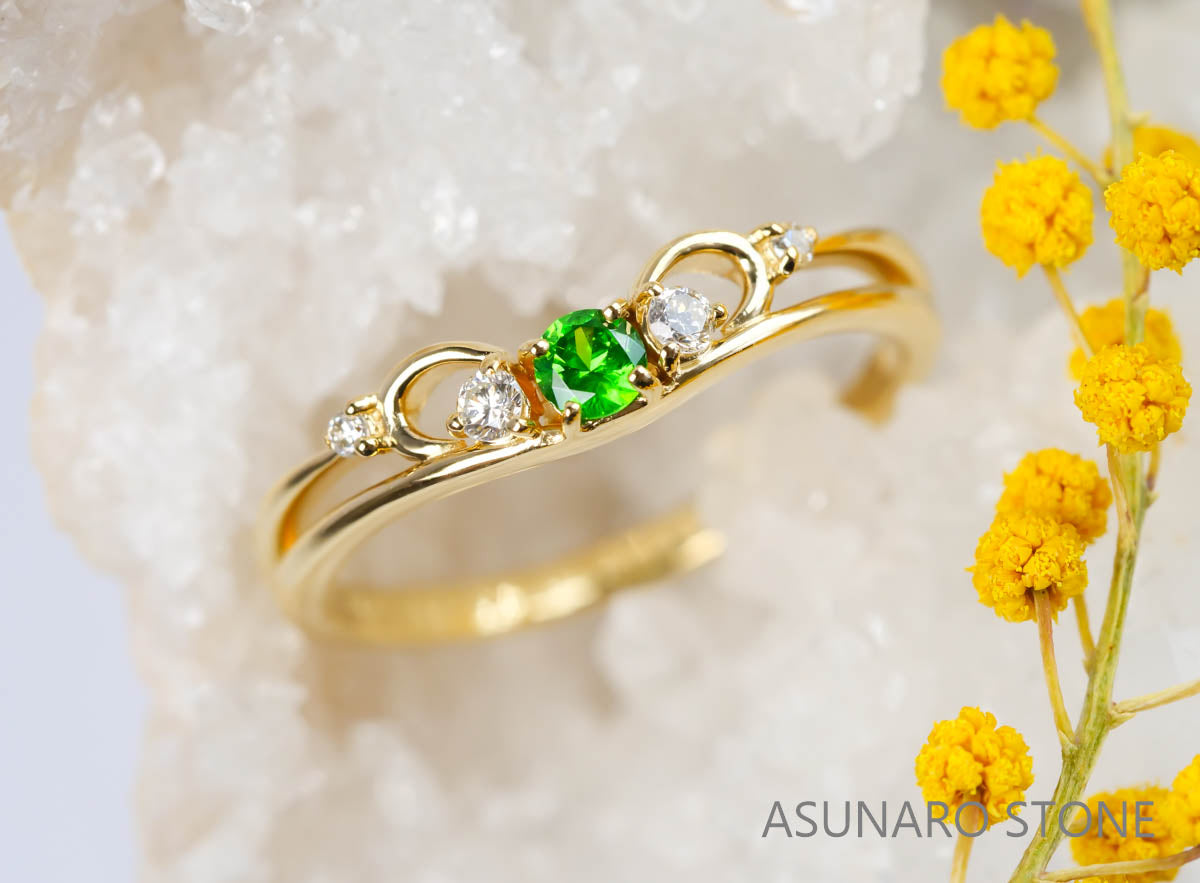 【お仕立て用】空枠番号：1954C　リング枠　ティアラ【オーダージュエリー用】