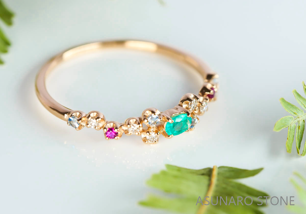 【お仕立て用】空枠番号：4995C リング枠【オーダージュエリー用】