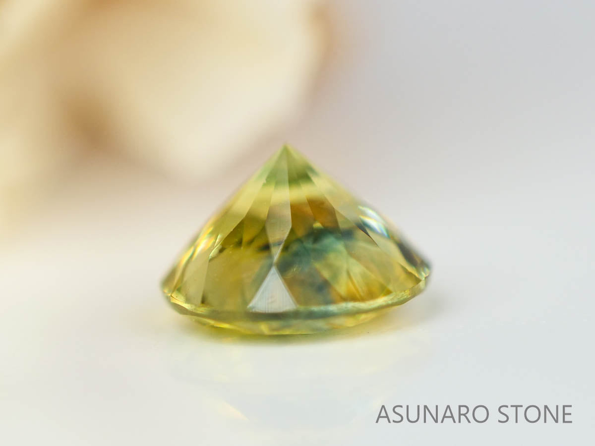 モンタナサファイア 　ラウンドカット　 アメリカ産 　0.31ct　【230515-1580】