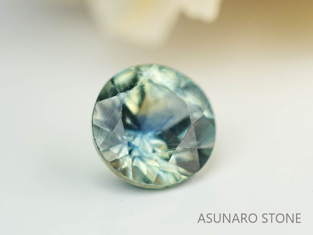 モンタナサファイア 　ラウンドカット　 アメリカ産 　0.32ct　【230515-1581】