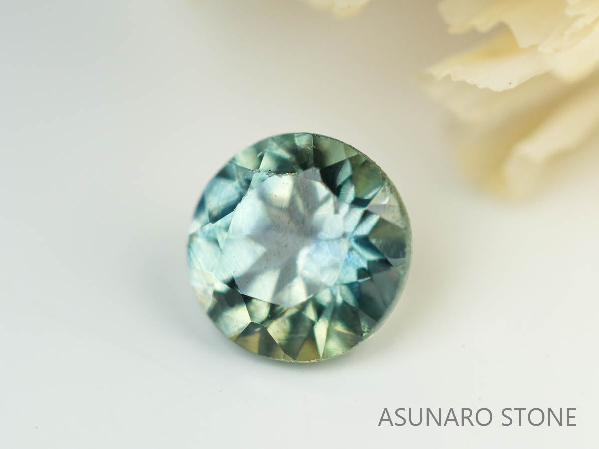 モンタナサファイア ラウンドカット アメリカ産 0.32ct 【230515-1581